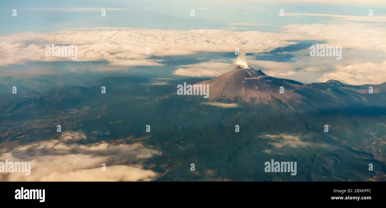 Popocatepetl Vulkan Mexiko Stockfoto