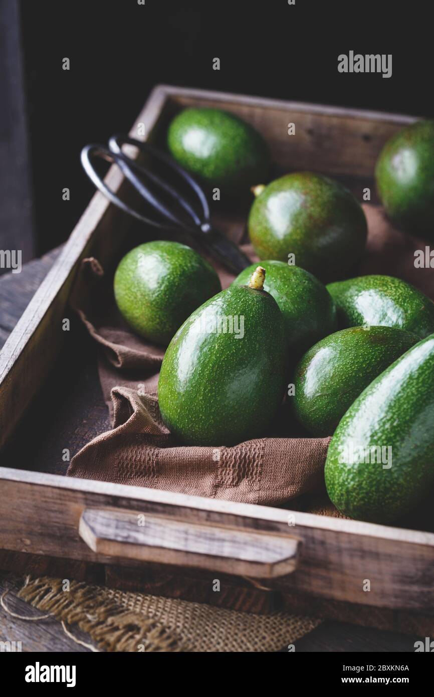 Frische Avocado-gesunde Früchte Stockfoto