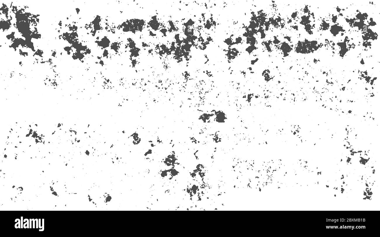 Grunge Hintergrund. Schwarze Abscheuchen an einer weißen Wand. Stock Vektor