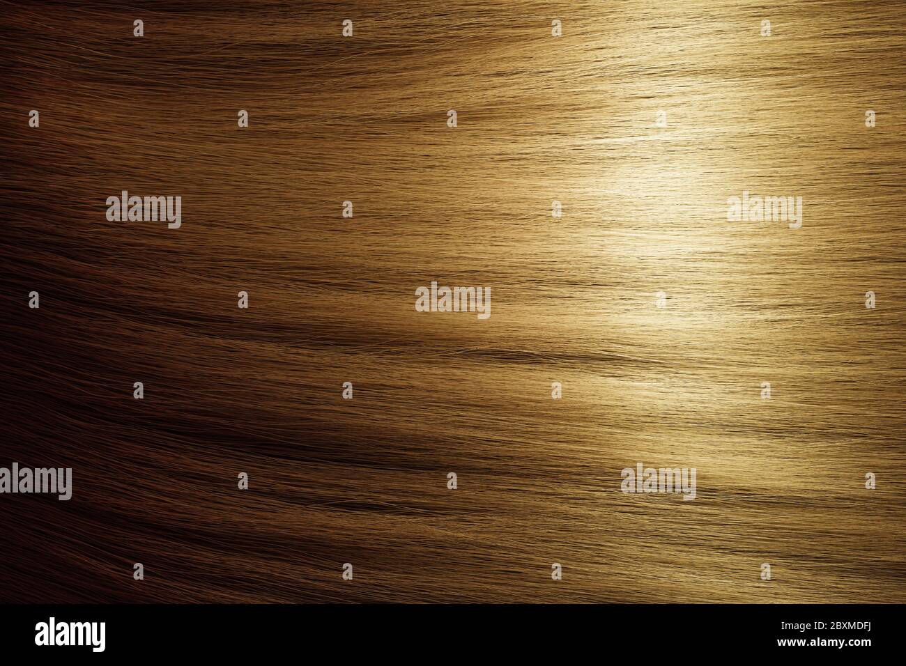 Nahaufnahme von blonden und gut aussehende Prise Haar. Haarpflege Konzept. Hochwertige Fotos Stockfoto