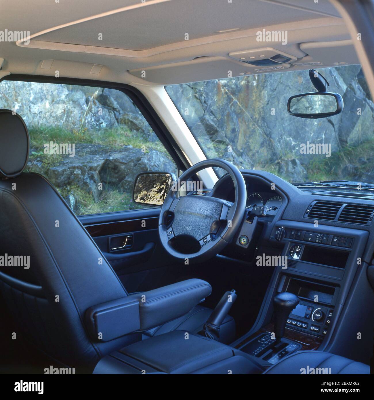 Innenraum des Range Rover MJ 1999 Stockfoto
