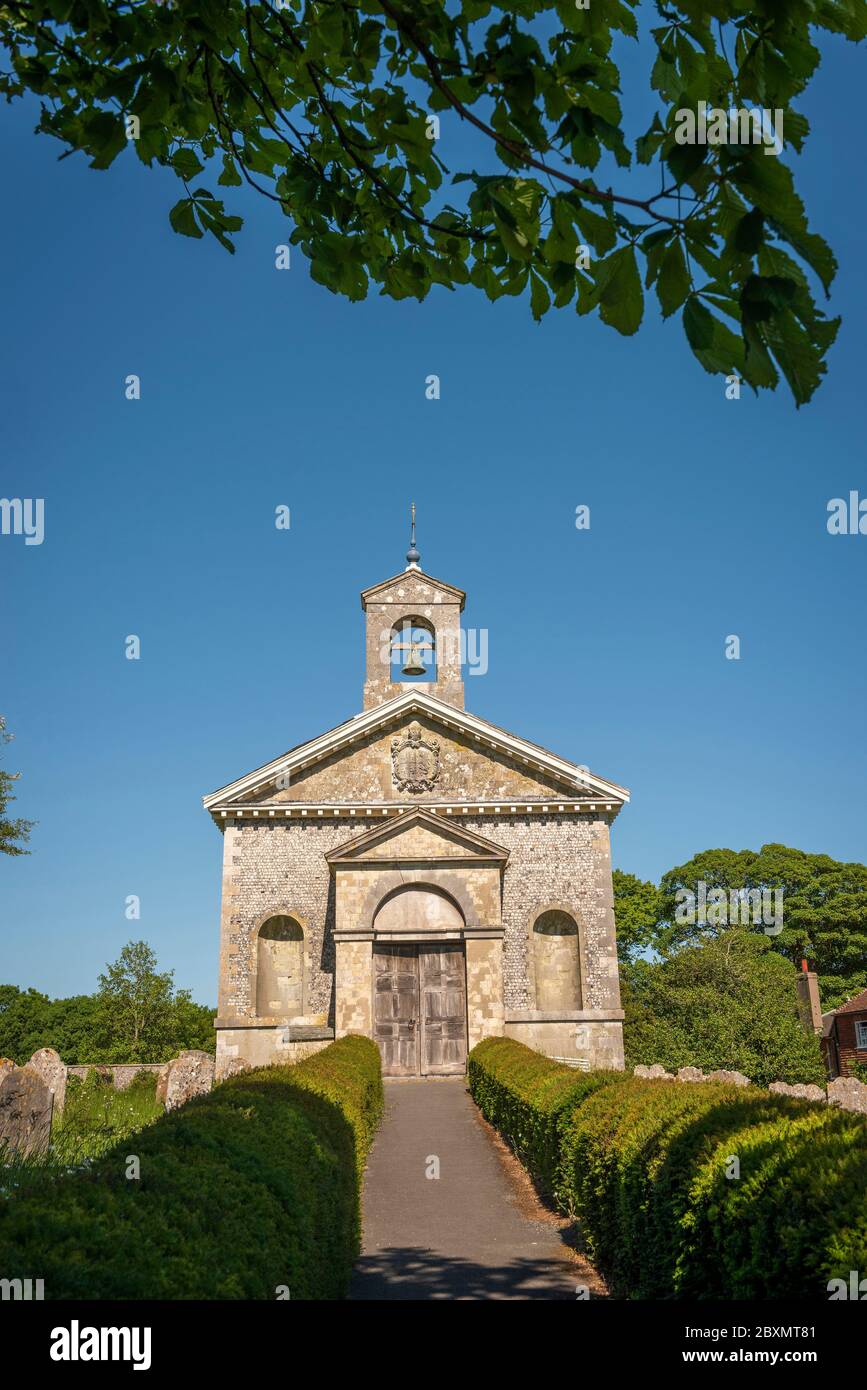 Die Pfarrkirche St. Maria die Jungfrau, Glynde, East Sussex, Großbritannien Stockfoto