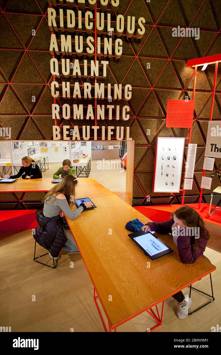 The Design Museum, Kensington High St, Kensington, London W8 6AG, Großbritannien Stockfoto