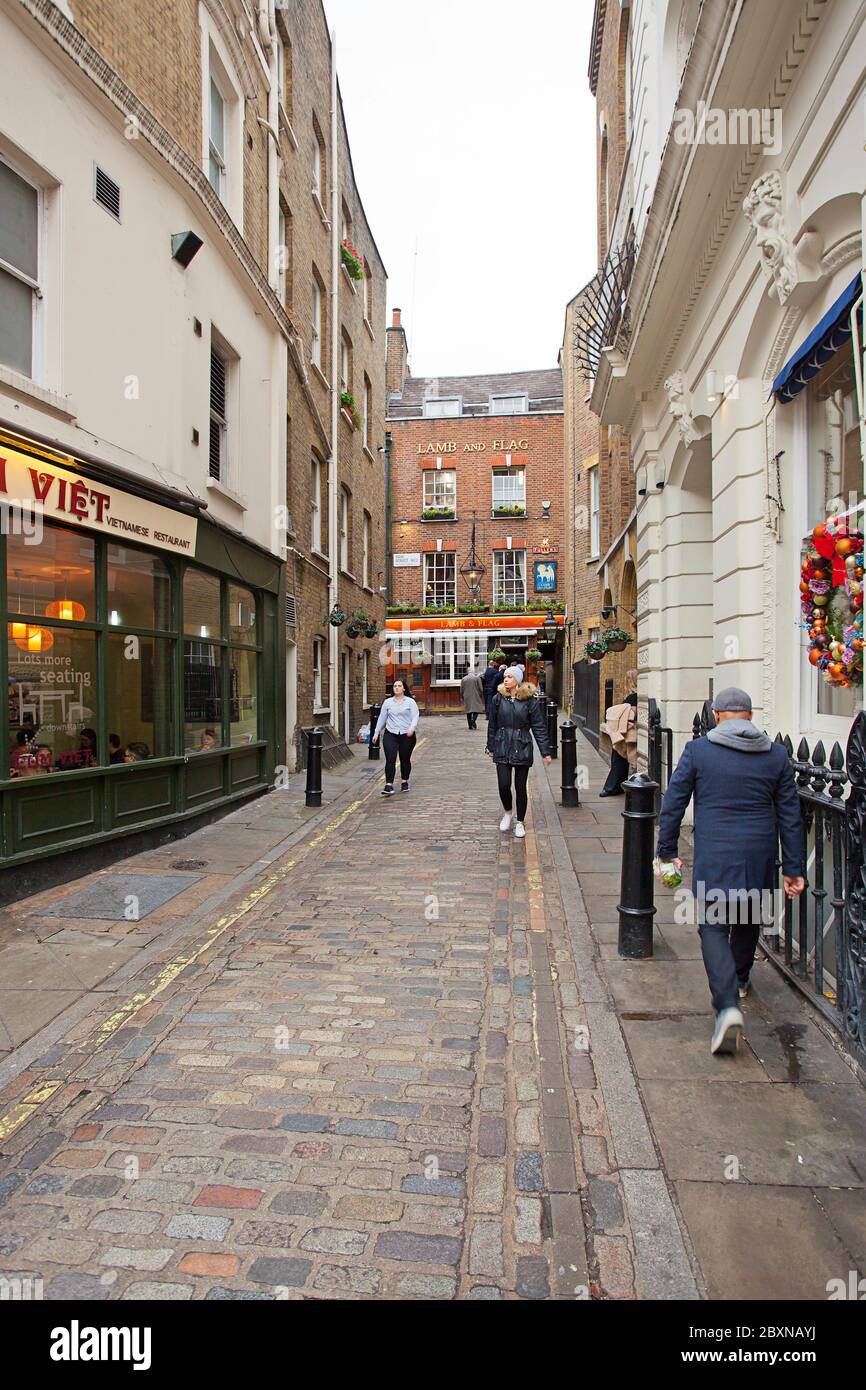 Garrick St, Covent Garden, London WC2E 9BH, Großbritannien Stockfoto