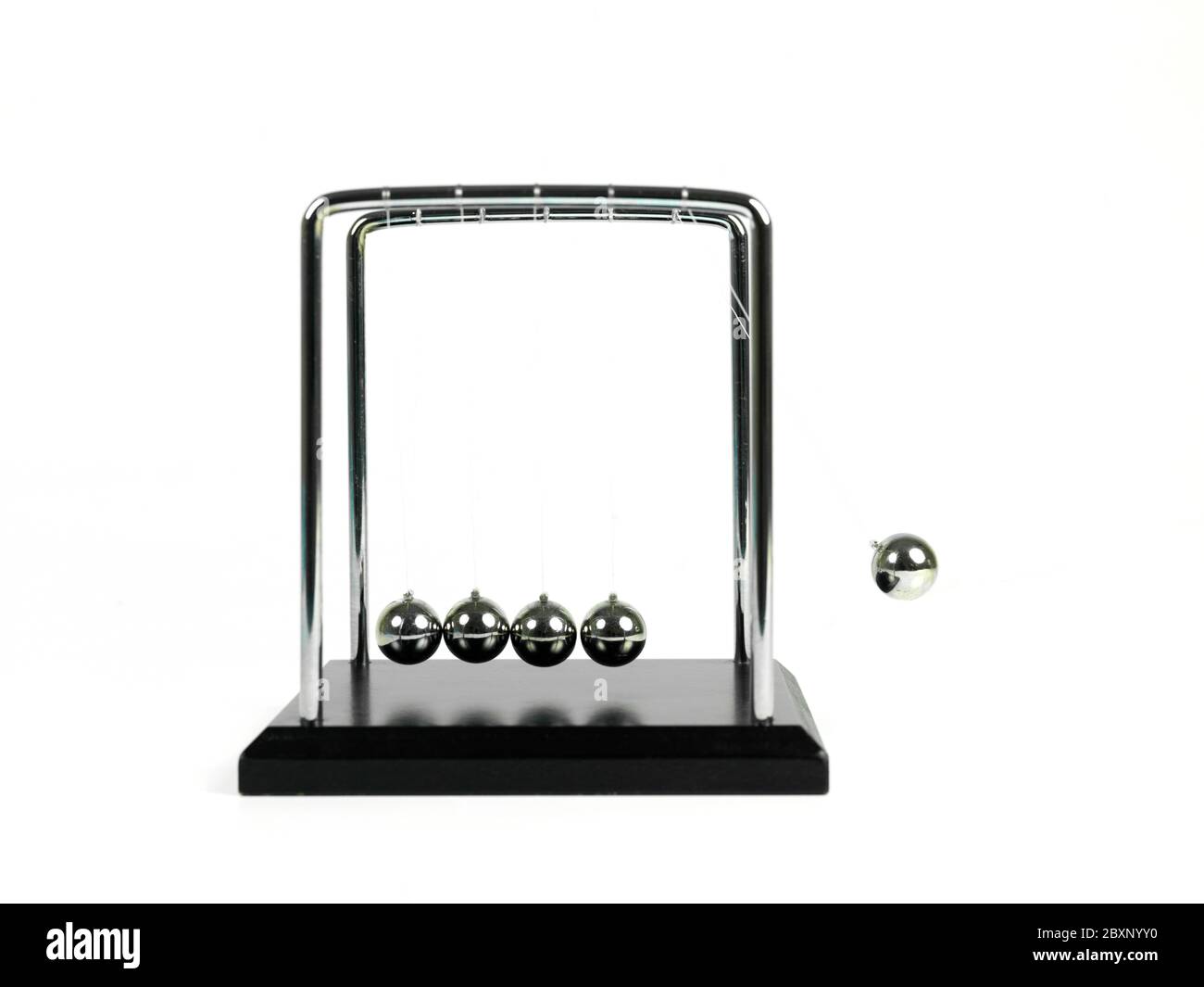 Newton-Wiege Stockfoto