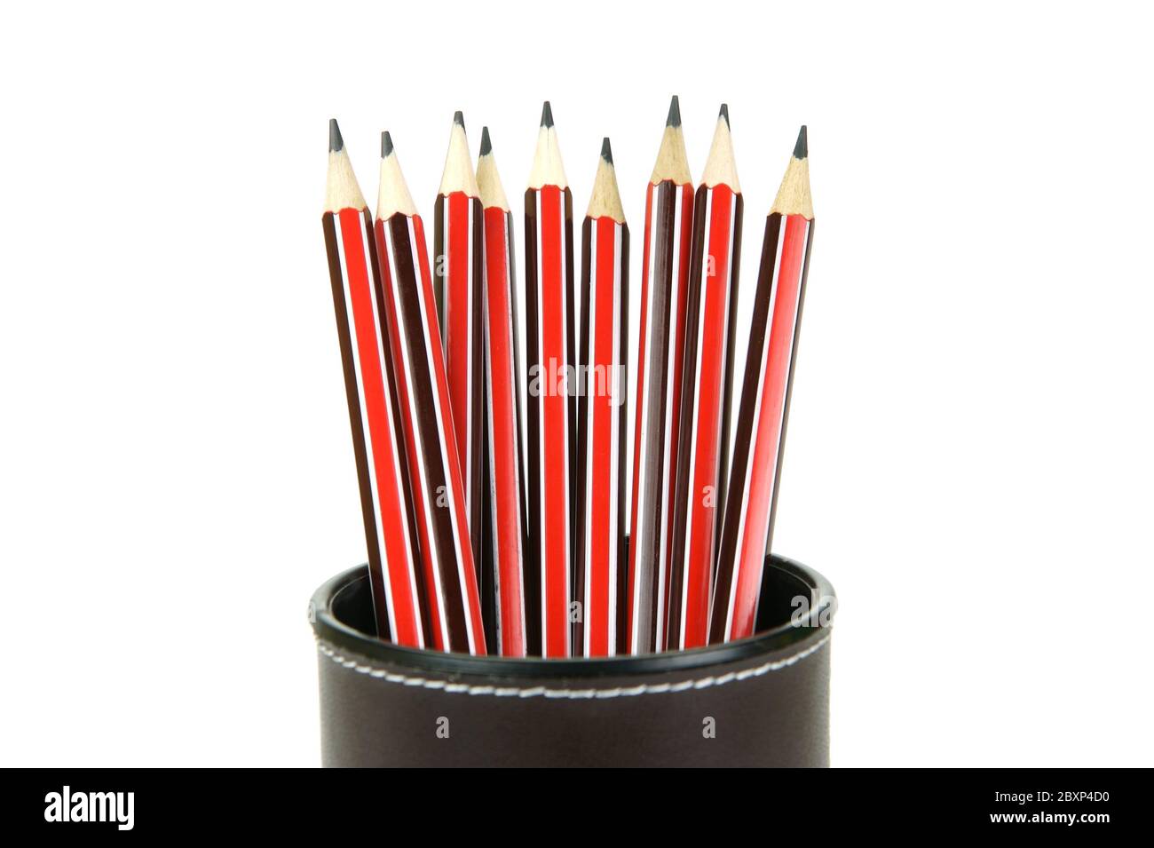 Führen Sie Bleistift in EINEM Cup Stockfoto