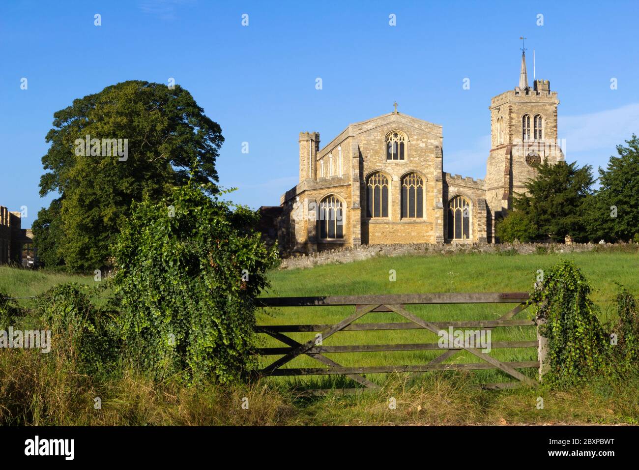 Abbey Church of St Mary and St Helena, Elstow, Bedfordshire, England, Großbritannien, Europa Stockfoto