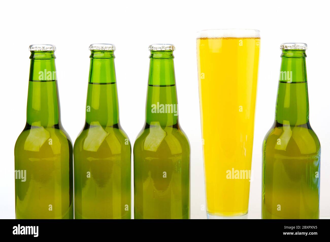 Flaschen Bier Stockfoto