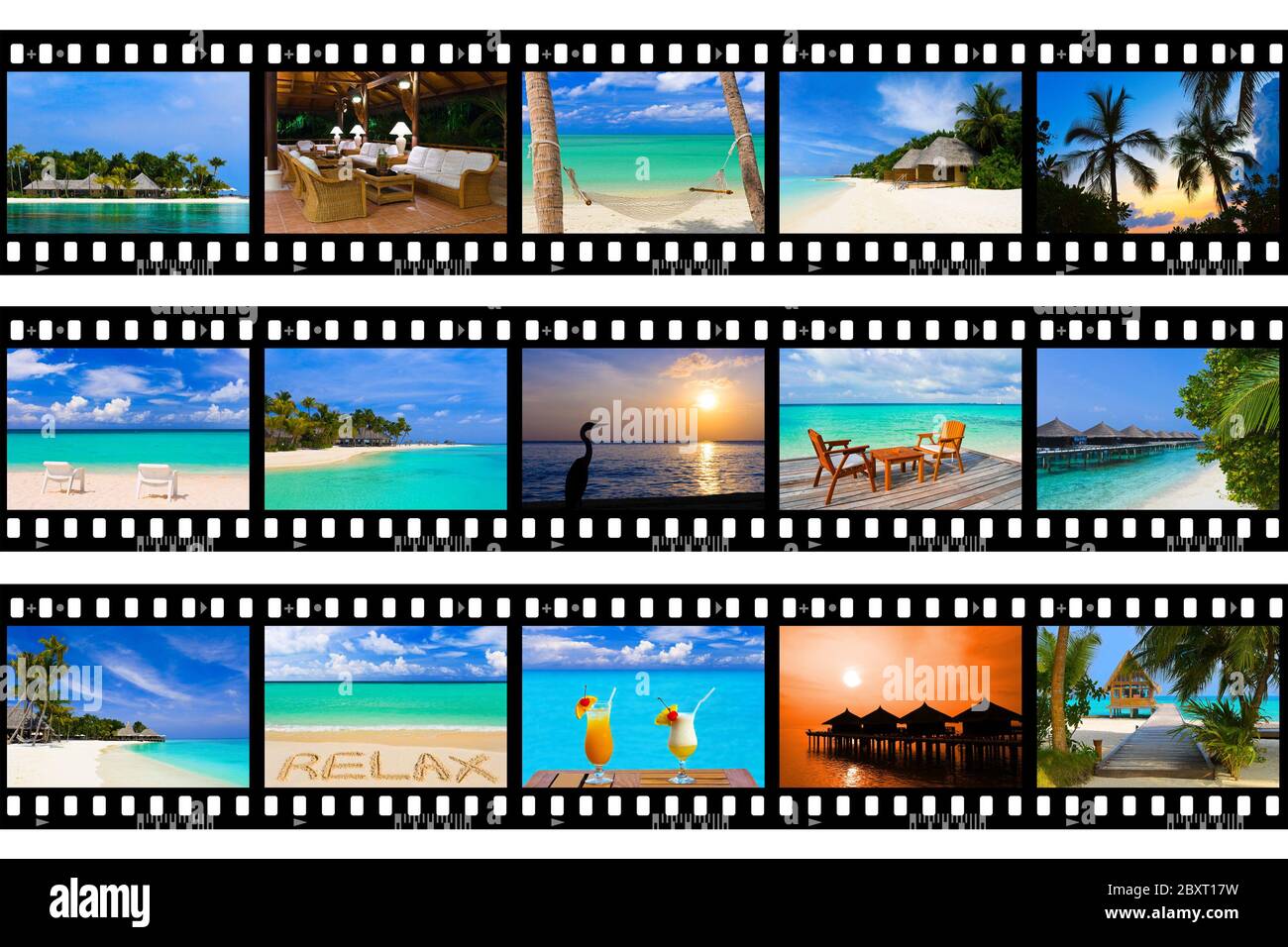 Rahmen des Films - Natur und Reise (meine Fotos) Stockfoto