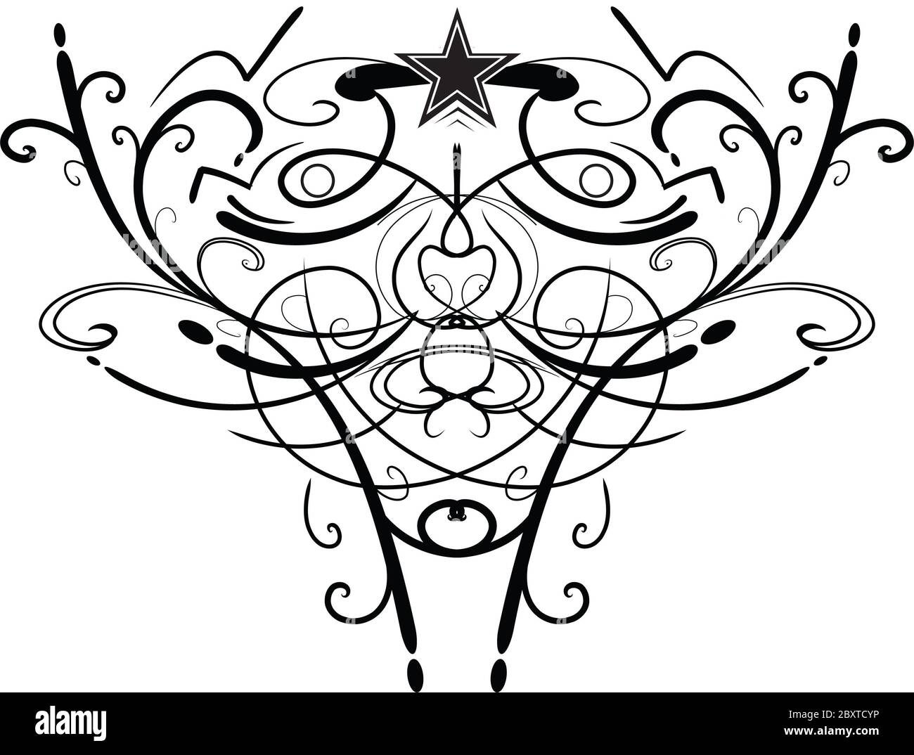 Dekoratives Element Stockfoto