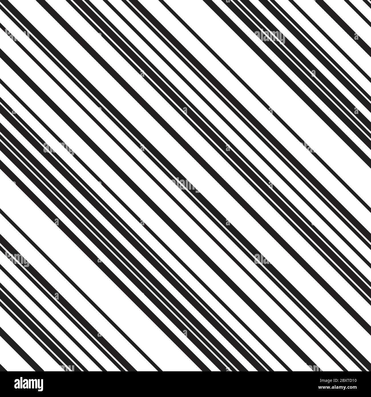 Nahtloses Muster mit schrägen schwarzen Linien Stock Vektor