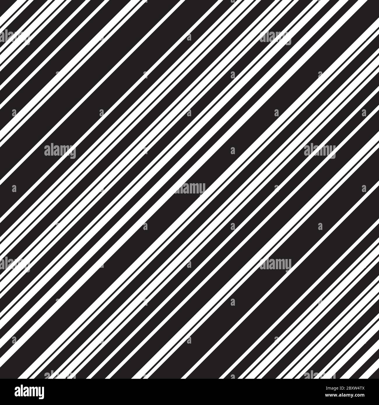 Nahtloses Muster mit schrägen schwarzen Linien Stock Vektor