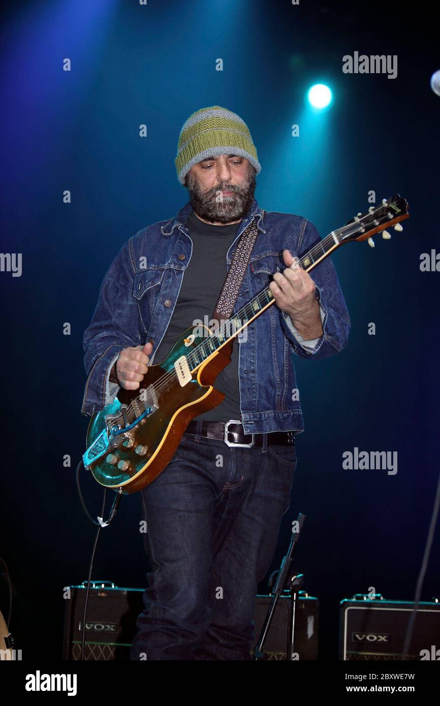 Daniel Lanois & Black Dub treten beim Pori Jazz Festival auf, Finnland 14. Juli 2011 Stockfoto