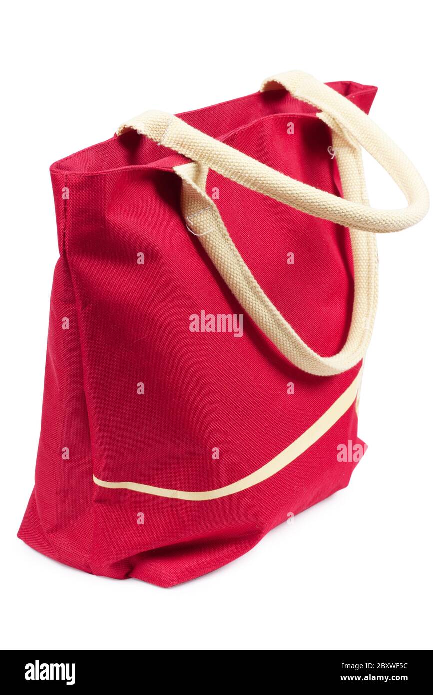 Rote Tasche Stockfoto