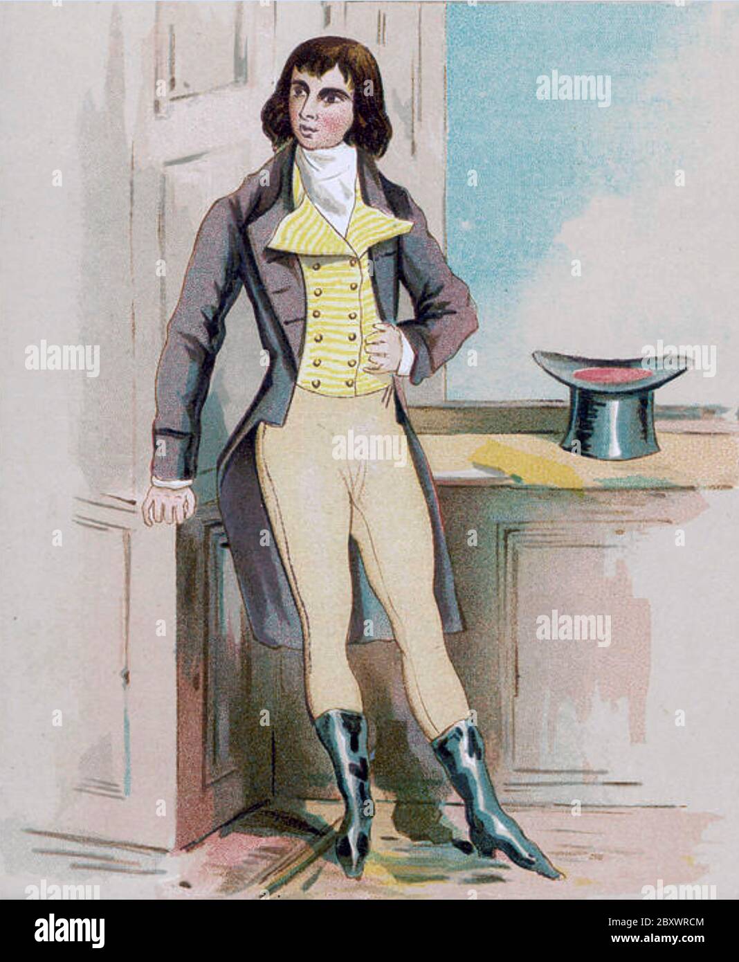 BEAU BRUMMELL (1778-1840) Regency Social Icon Stockfoto