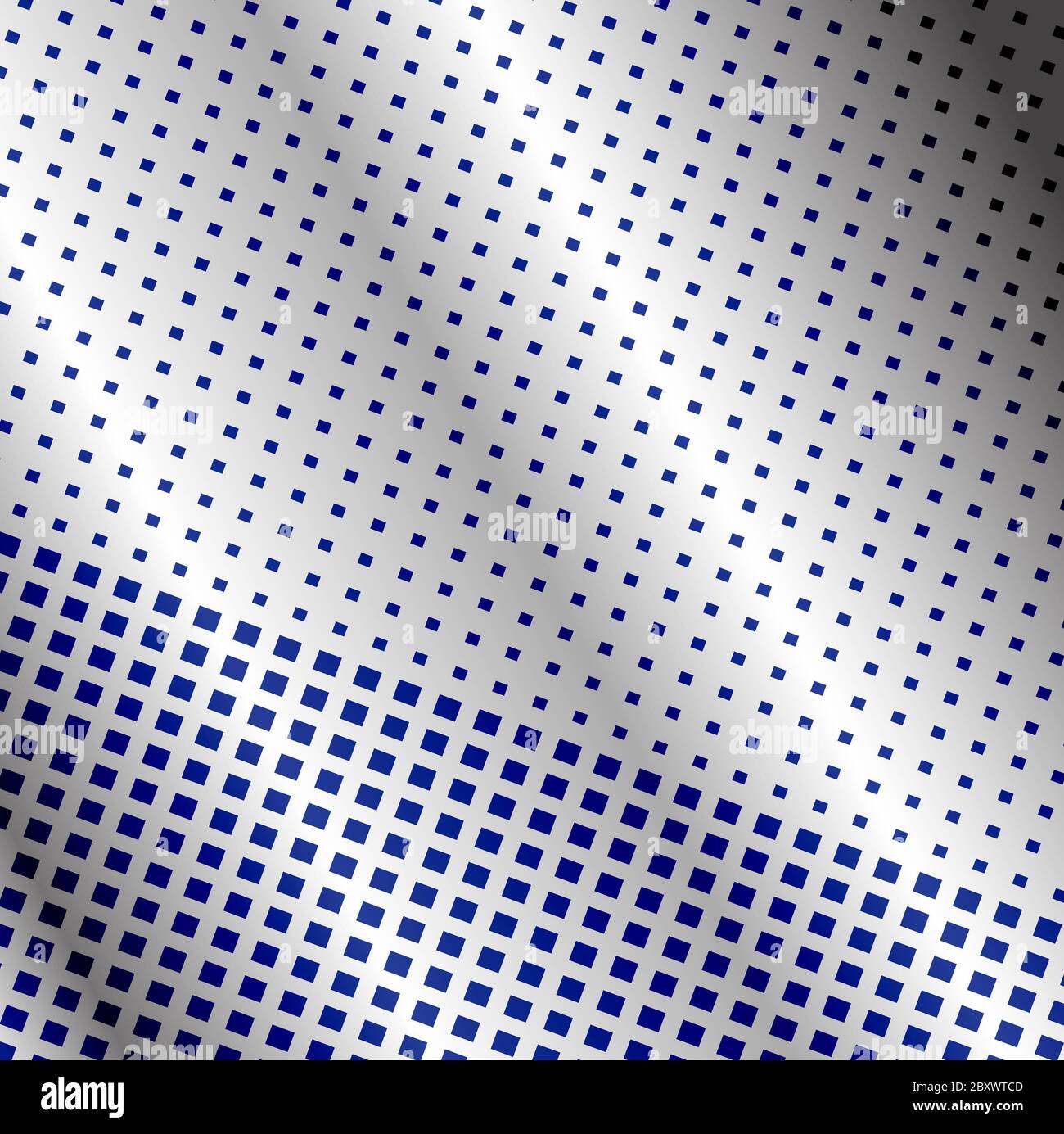 Blauer Hintergrund mit Quadraten Stockfoto