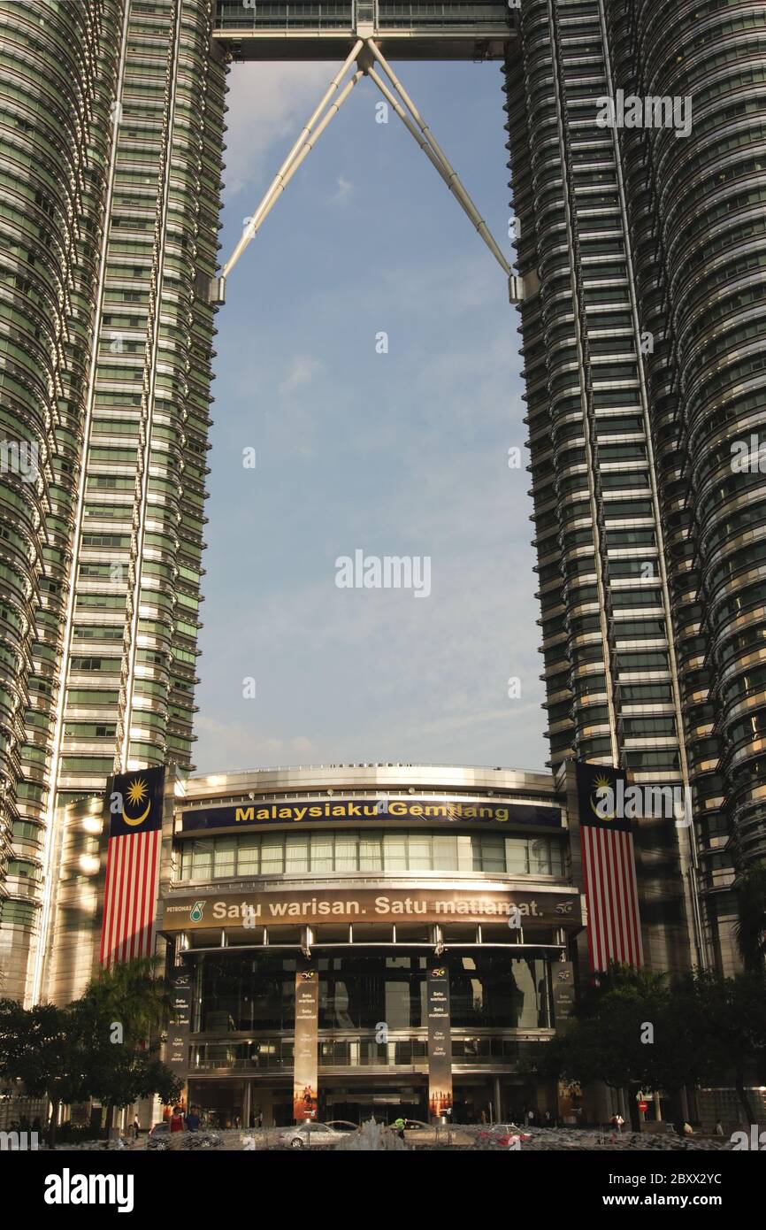 Der Petronas Tower, Kuala Lumpur, Malaysia Stockfoto