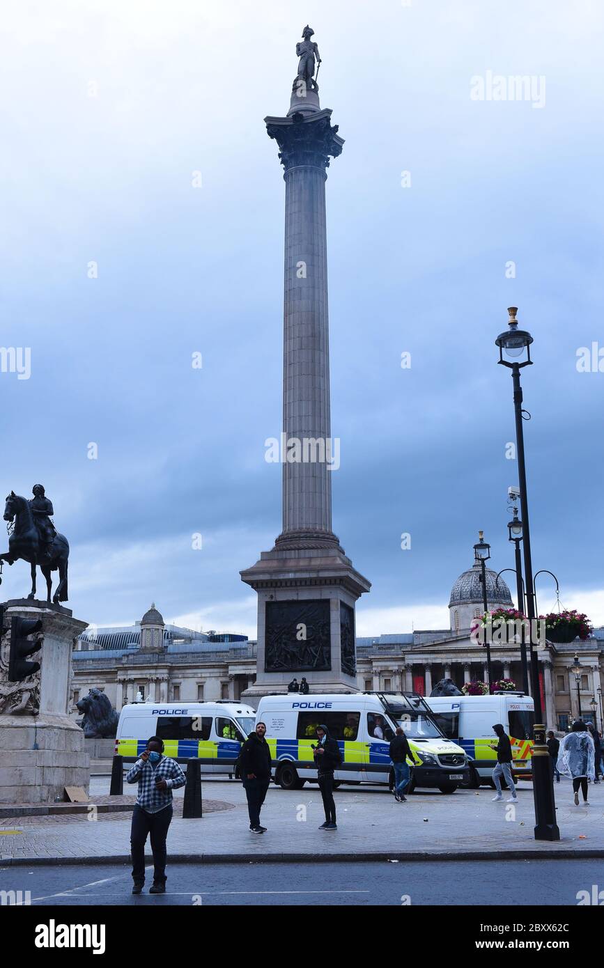 Black Lives Matter Vauxhall to Whitehall March, London, Vereinigtes Königreich, 07. Juni 2020. Quelle: Alamy News Stockfoto