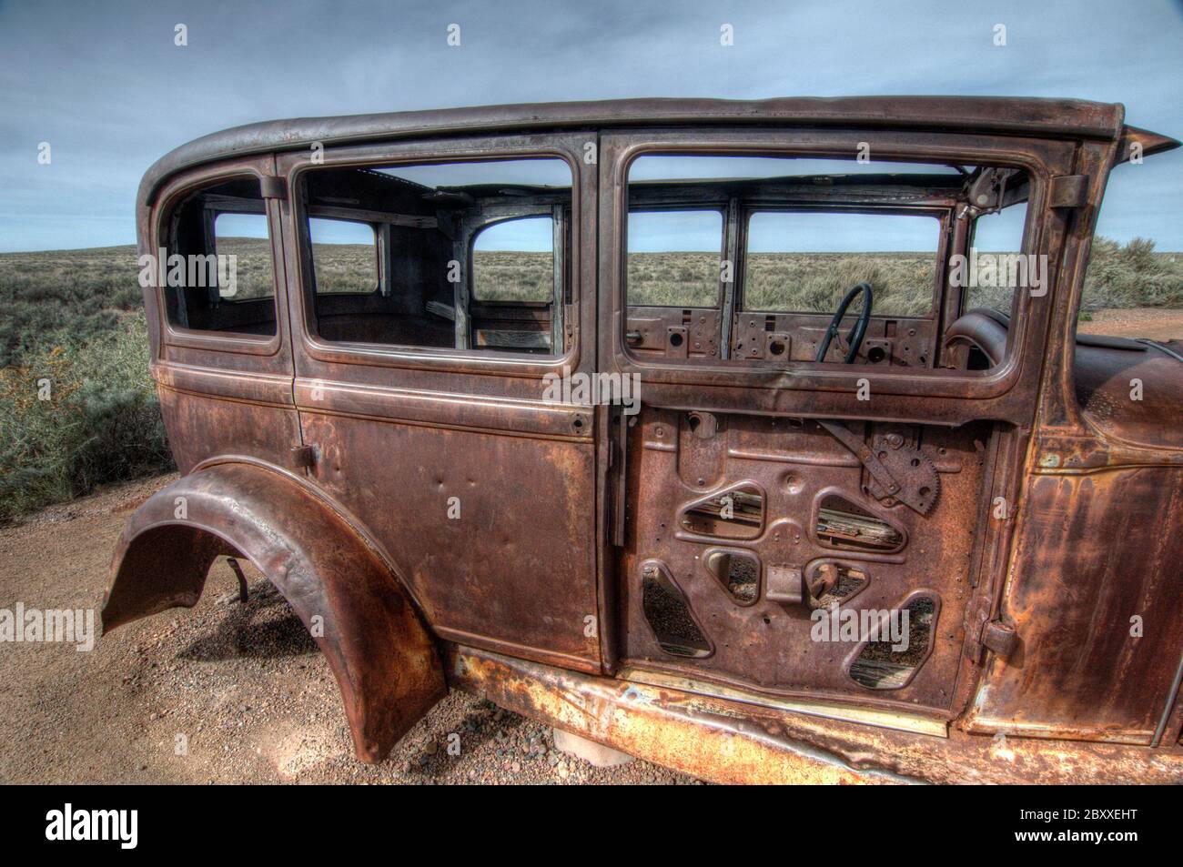 Desert Studebaker Stockfoto