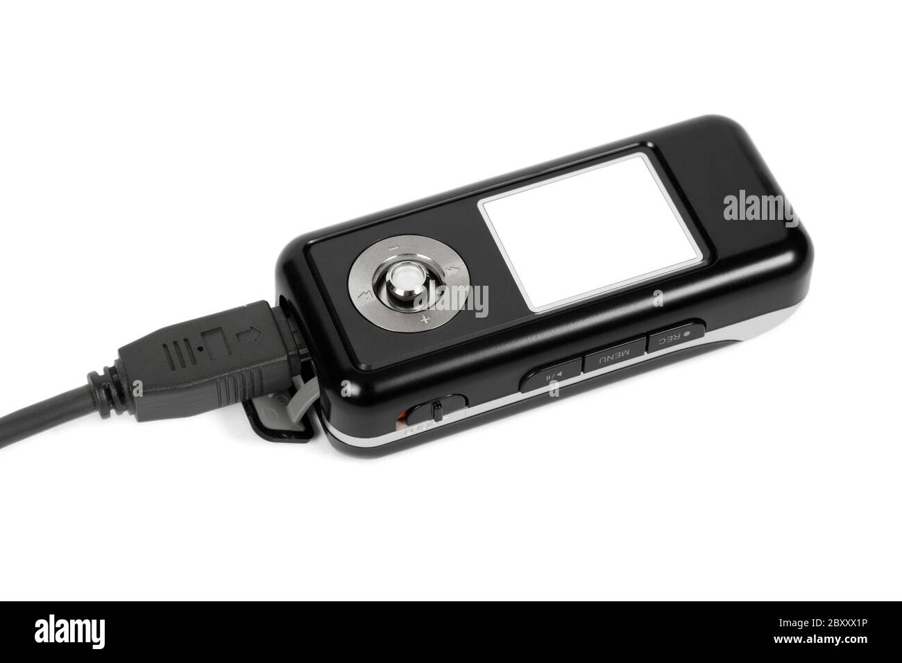 MP3-Player mit leerem Bildschirm Stockfoto