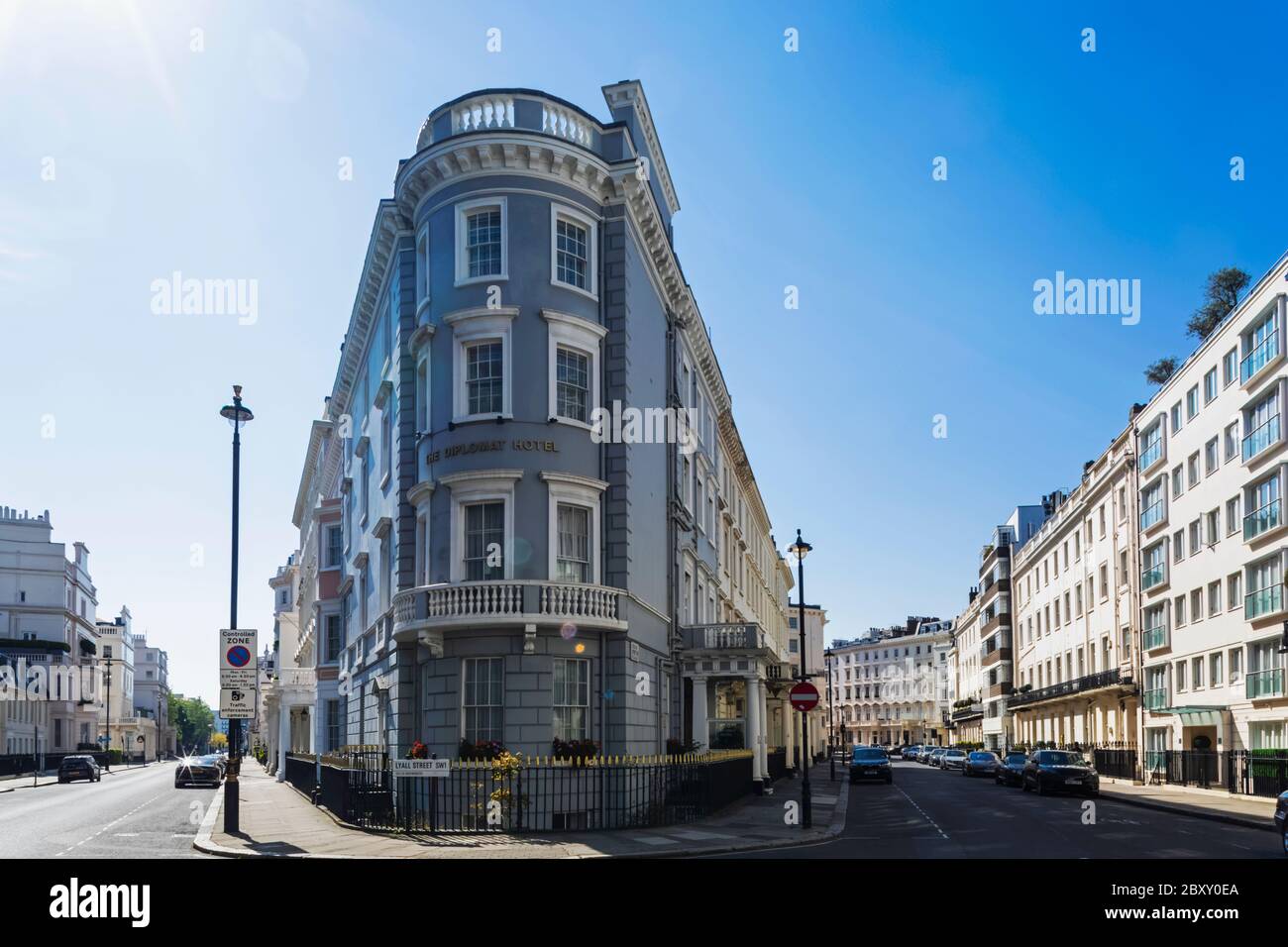 England, London, Westminster, Kensington and Chelsea, Belgravia, Chesham Street, The Diplomat Hotel Stockfoto
