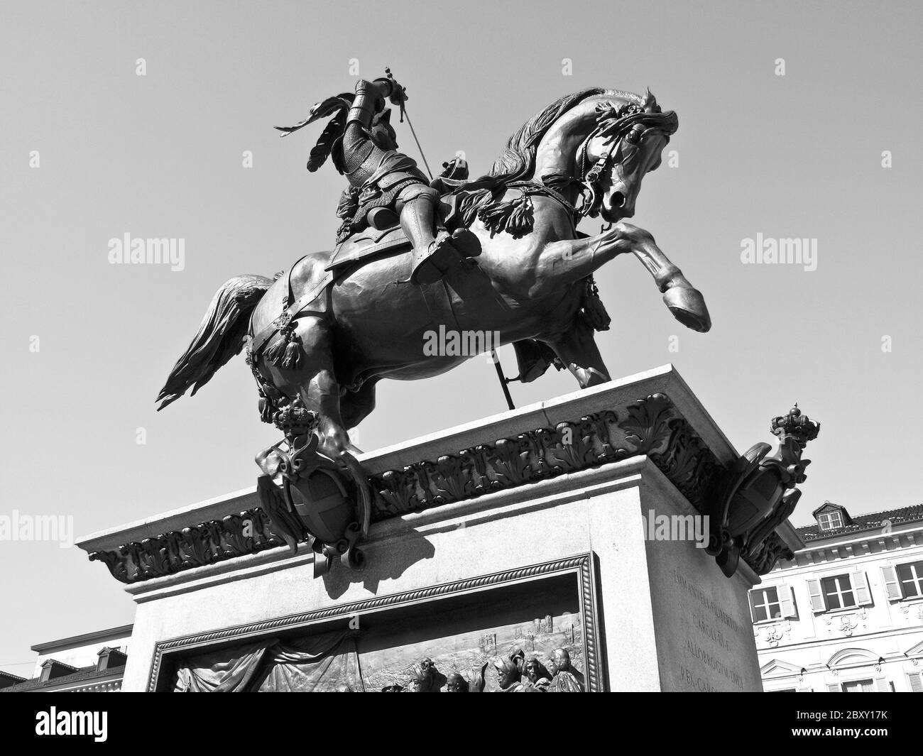 Bronze Horse Stockfoto