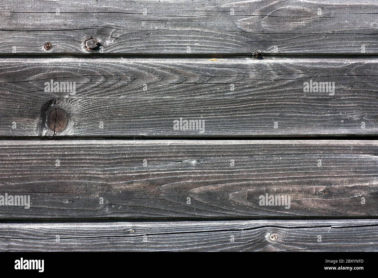 Holzbohlen Stockfoto
