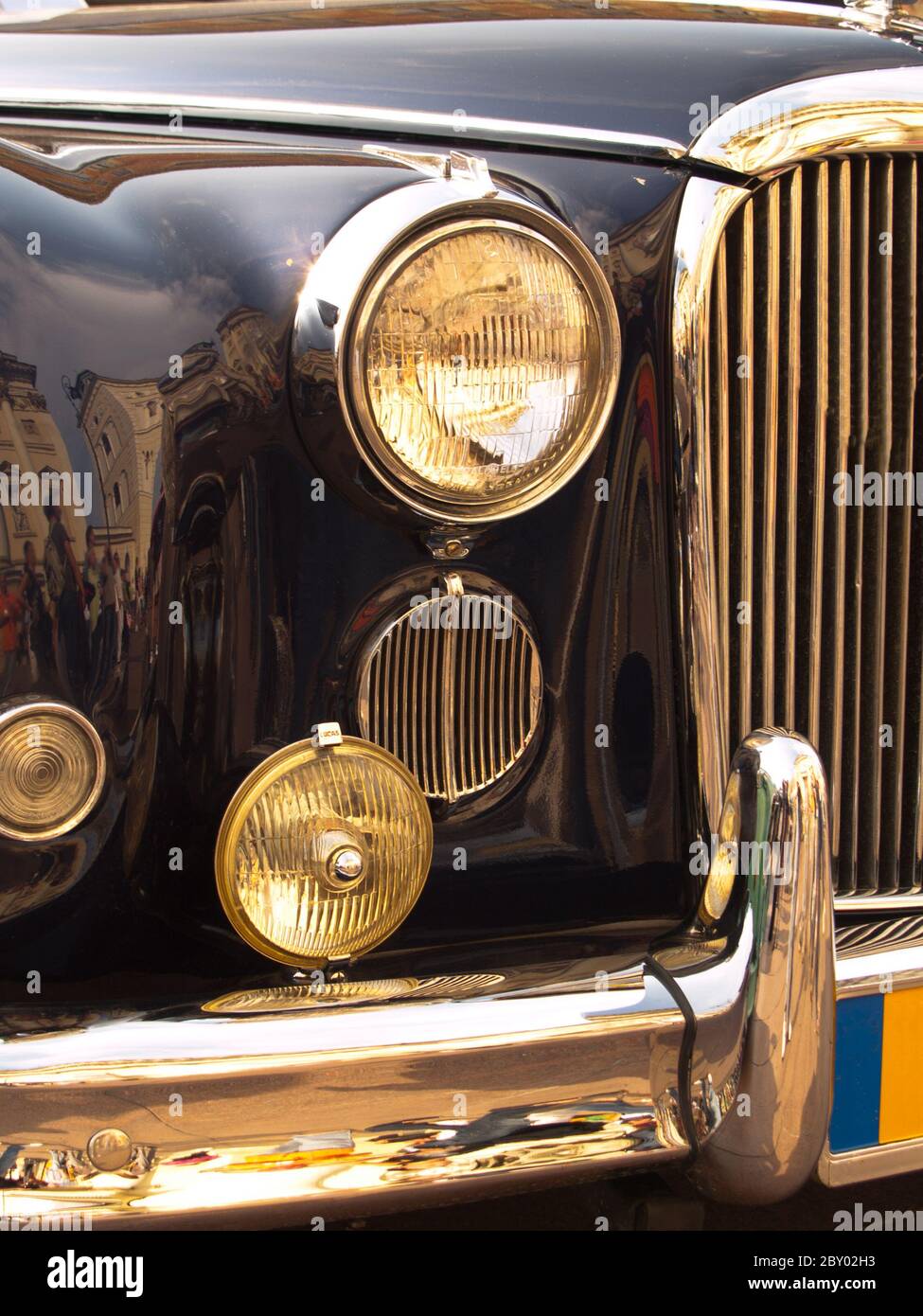 Vintage deutschen Auto Grill Stockfoto