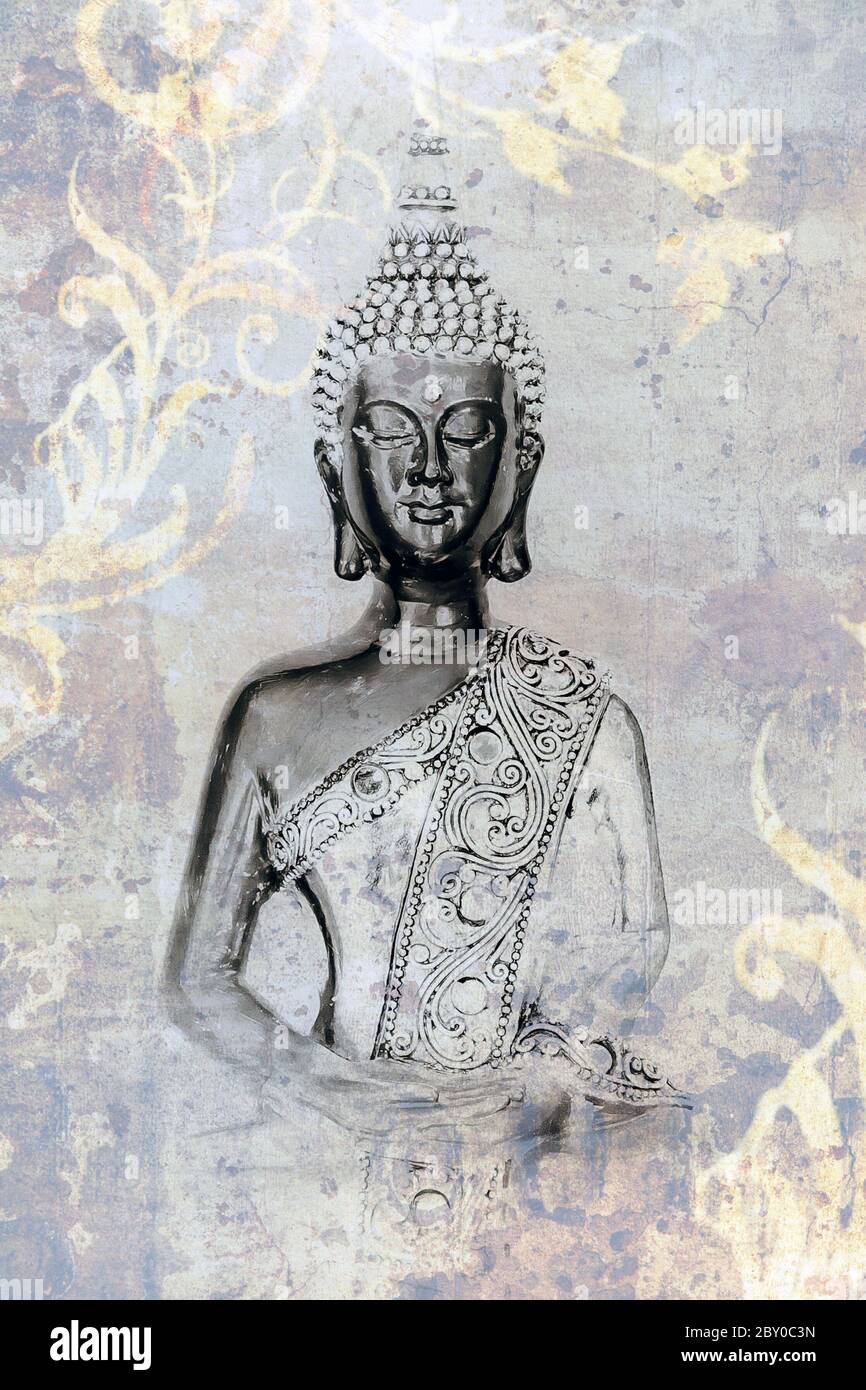 Meditierende Buddha-Statue Aus Messing – Vintage Deko Für Zuhause, Tisch & Büro