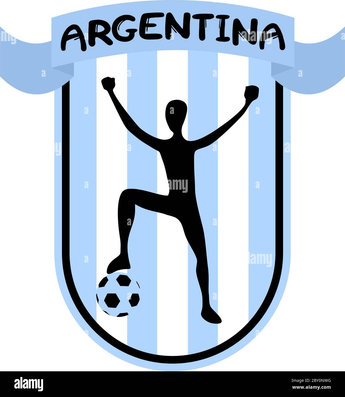 Sieger argentinien Stock Vektor