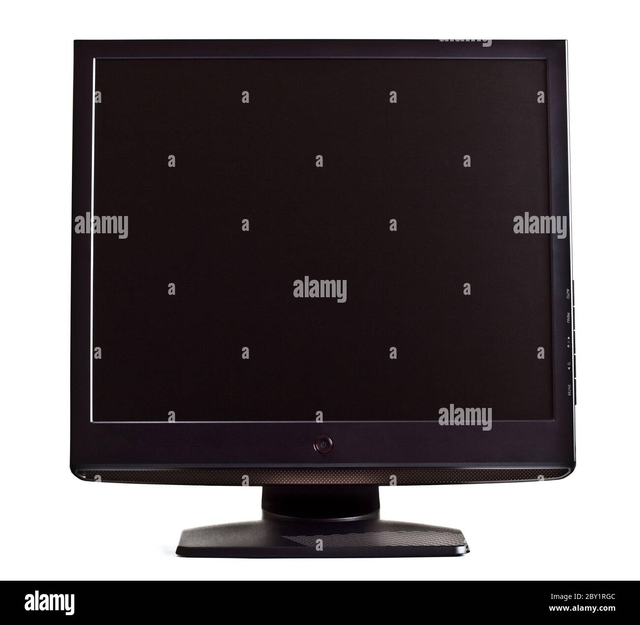 Schwarz-LCD-Bildschirm Stockfoto