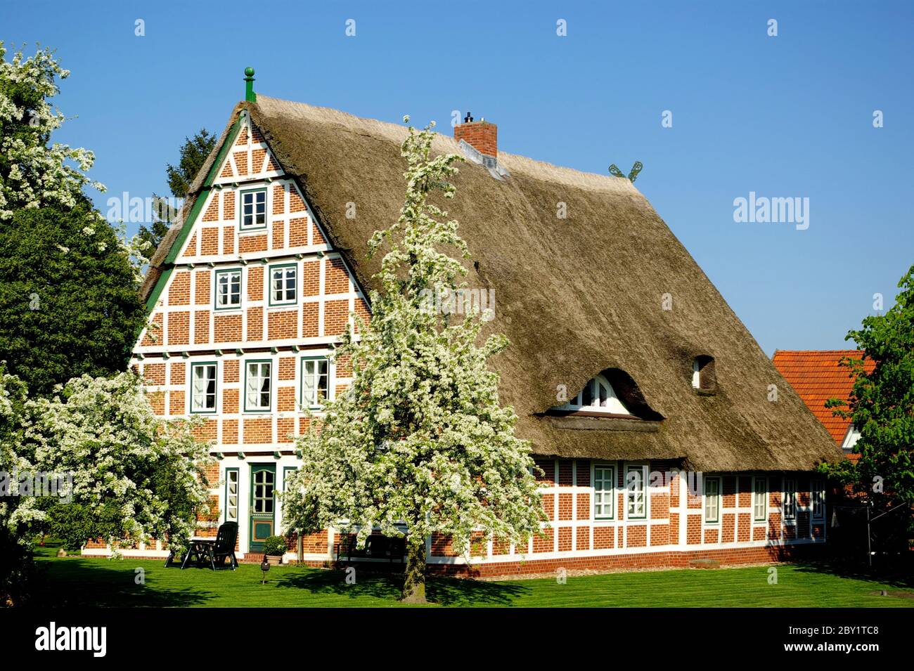 Fachwerkhaus / Altland Stockfoto Fachwerkhaus / Altland Stockfoto