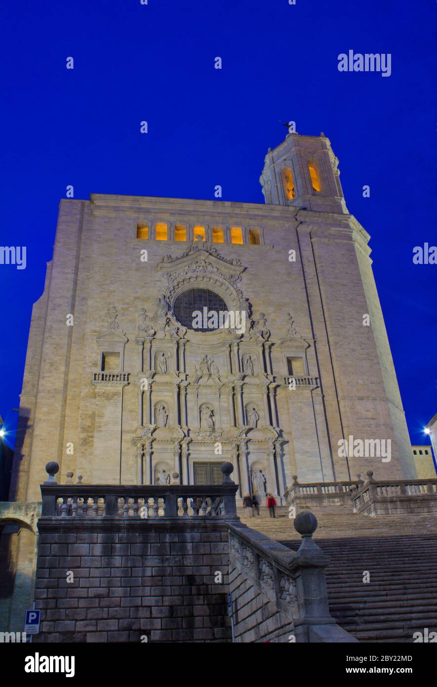 Kathedrale de Santa Maria, Girona, Spanien Stockfoto