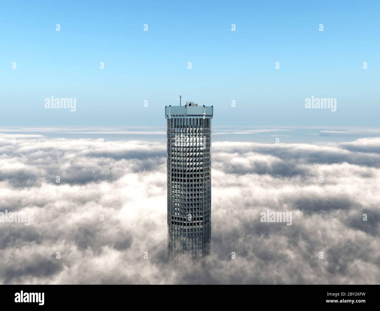 Das große Gebäude Stockfoto