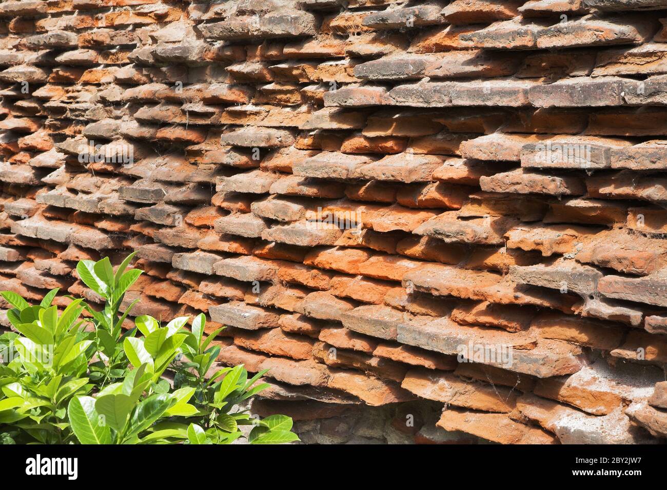 Wand wiederhergestellt nicht Stockfoto