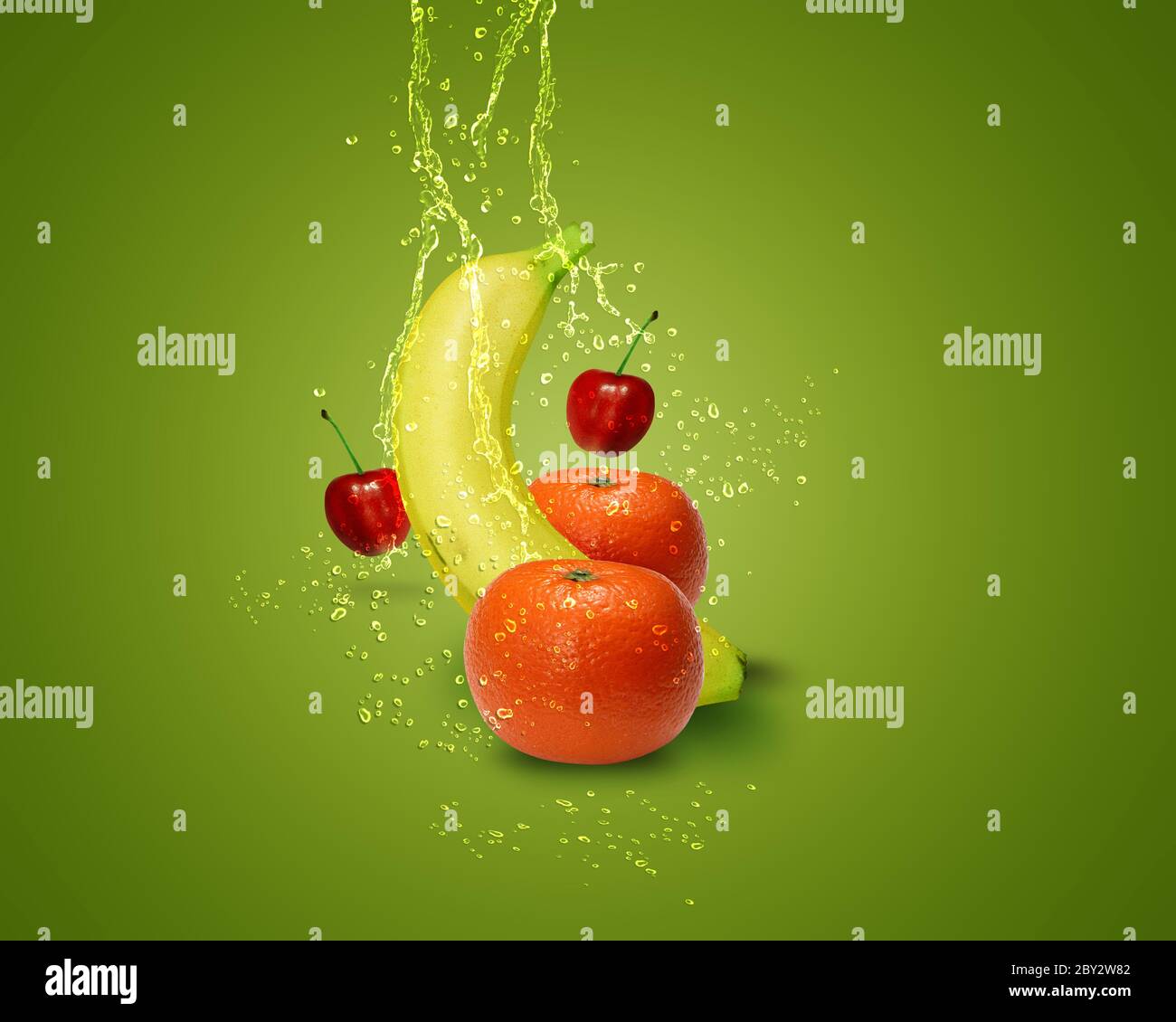 Frisches Obst Stockfoto