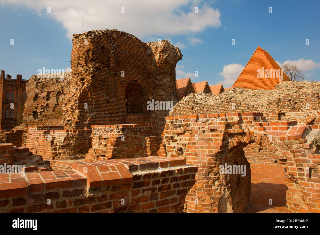 Burg der Deutschen Ritter, Torun, Polen Stockfoto