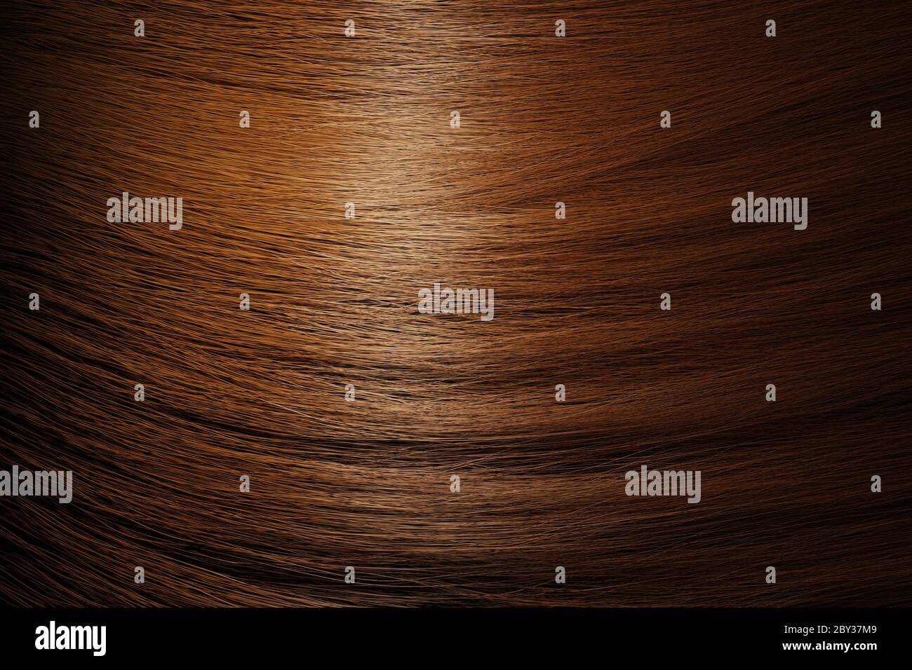 Nahaufnahme von Brünette und gut aussehende Prise Haar. Haarpflege Konzept. Hochwertige Fotos Stockfoto