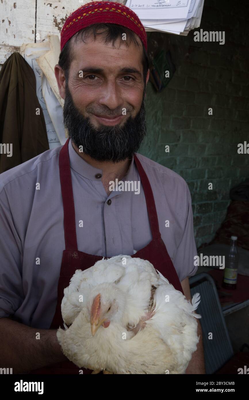 Ein Anbieter in Swat Stockfoto