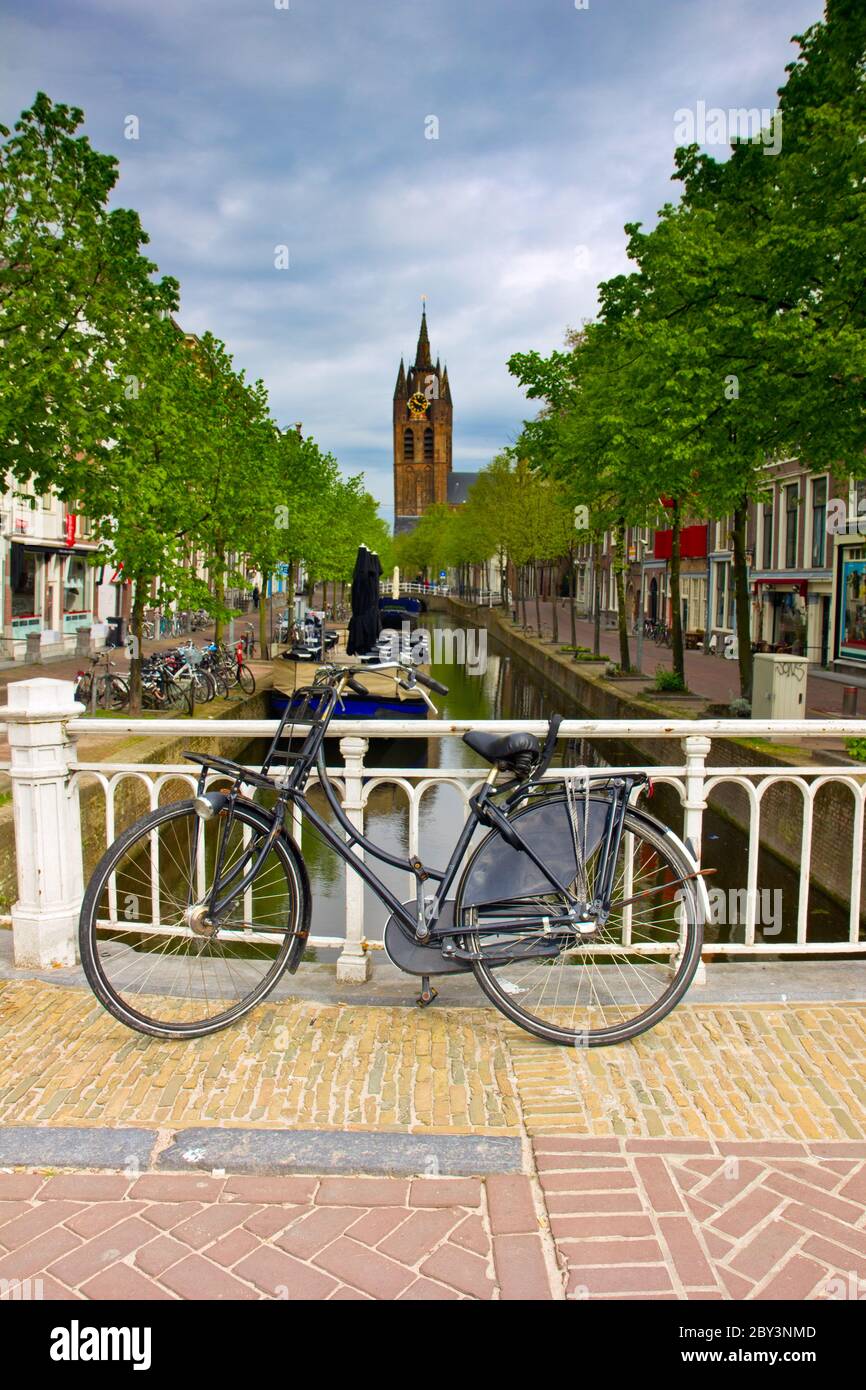 alte Stadt, Delft, Niederlande Stockfoto