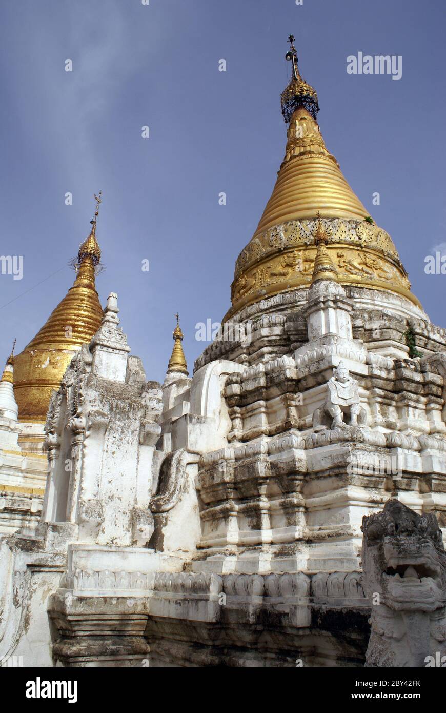 Stupa in Inwa Stockfoto