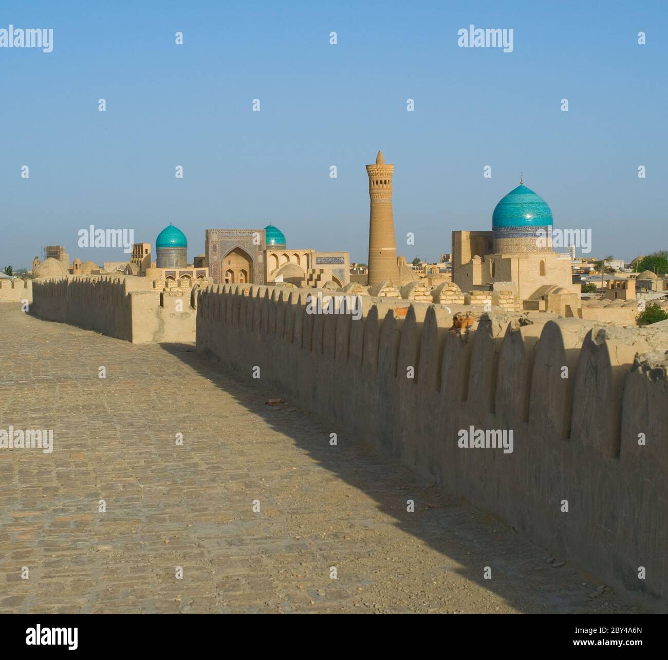 Panorama von Buchara, Usbekistan Stockfoto