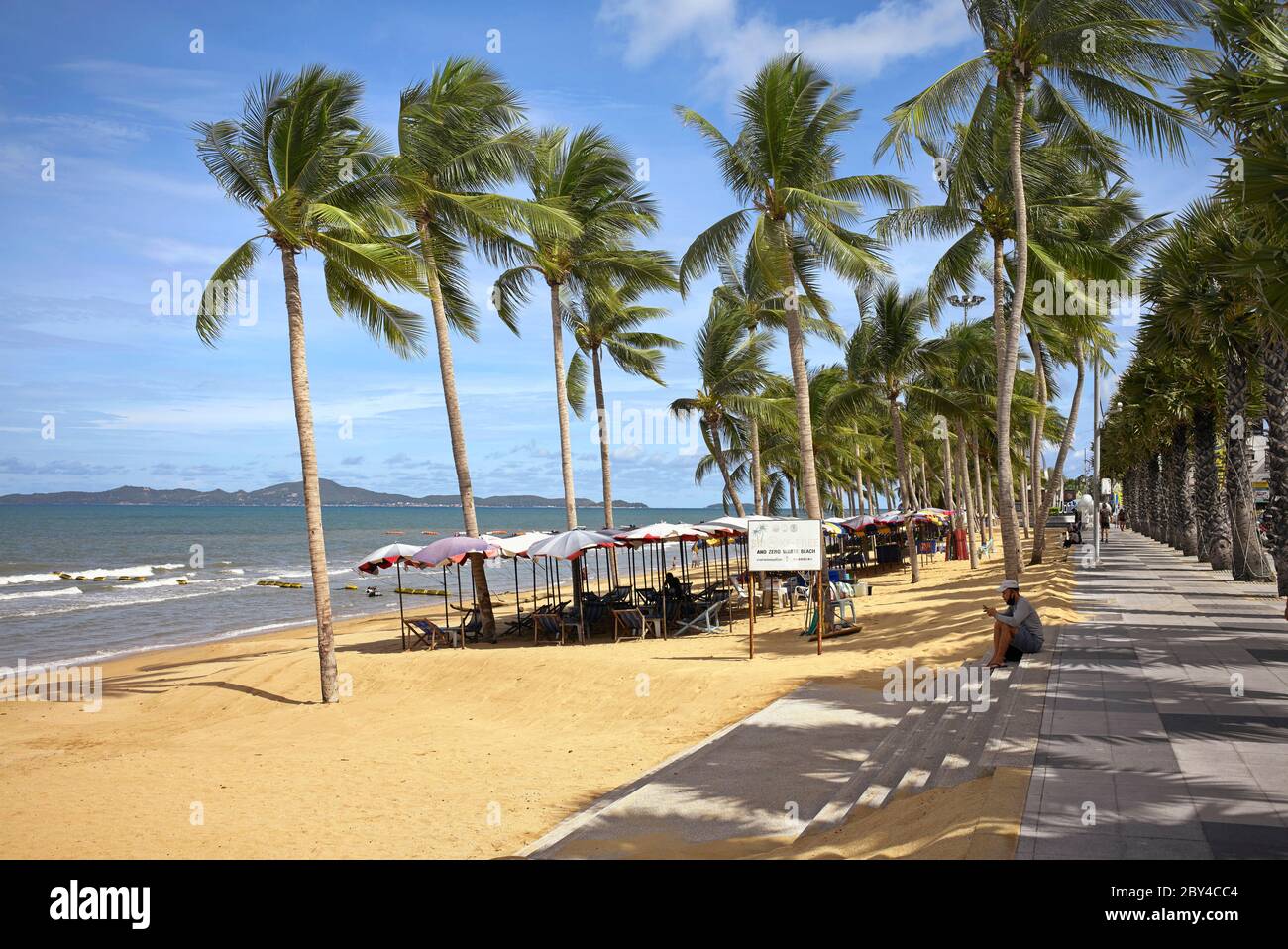 Jomtien Strand, Pattaya, Thailand, Südostasien Stockfoto