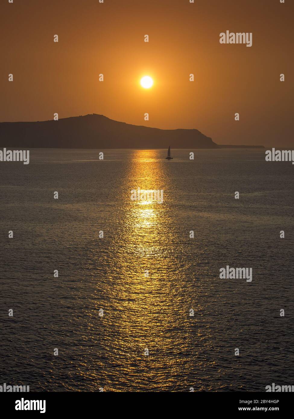Santorini Sunset Stockfoto