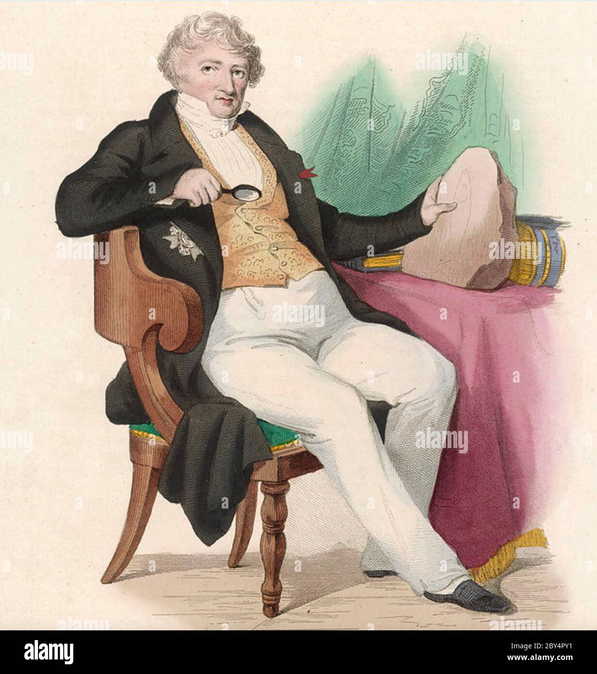 GEORGES CUVIER (1769-1832) Französischer Naturforscher und Zoologe Stockfoto