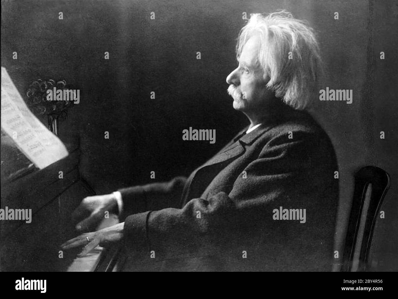 EDVARD GRIEG (1843-1907) norwegischer Komponist. Stockfoto