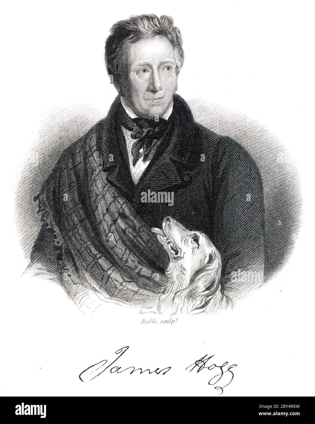 JAMES HOGG (1770-1835), schottischer Dichter und Schriftsteller Stockfoto