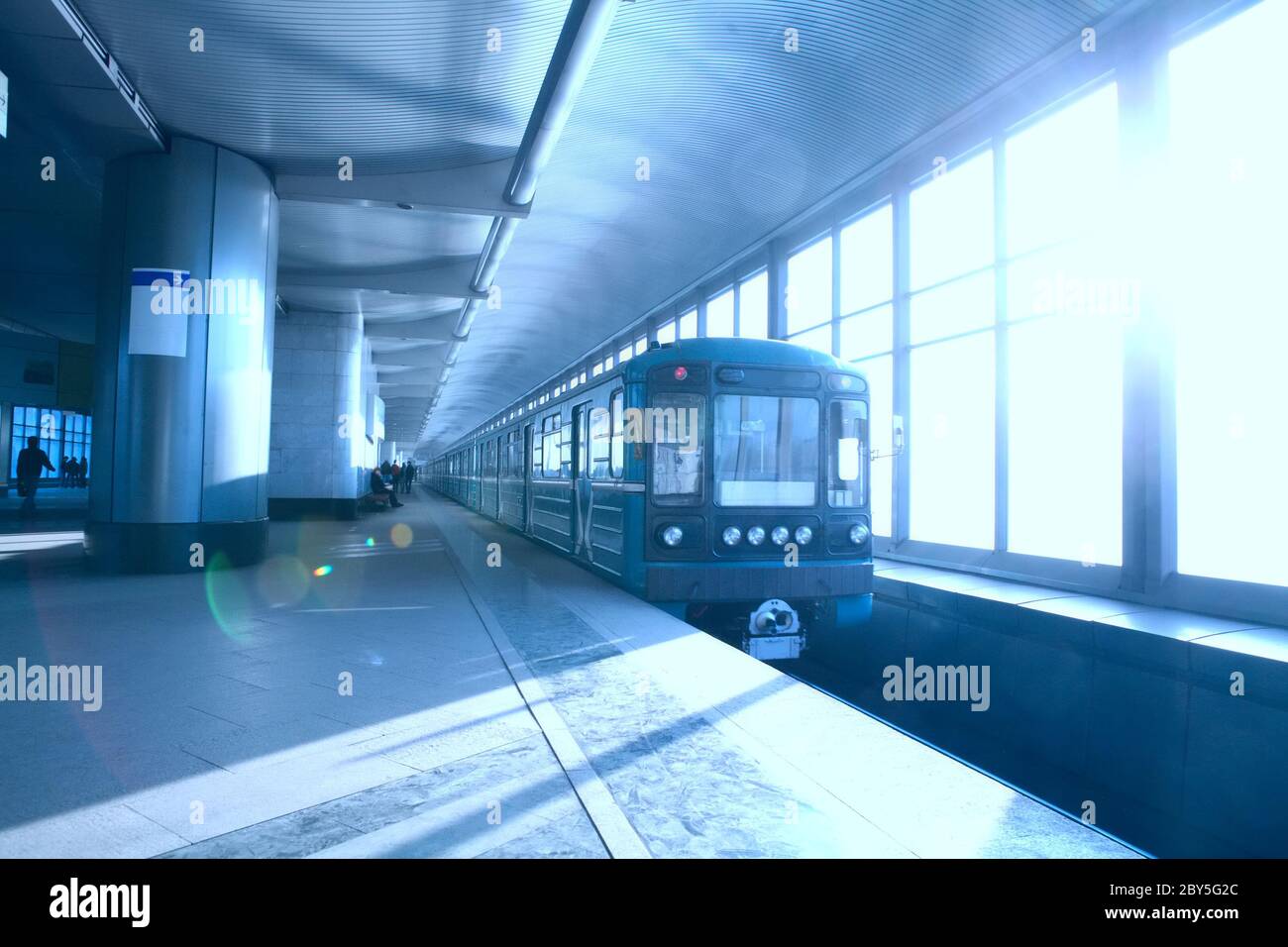 Moskauer Metro Stockfoto
