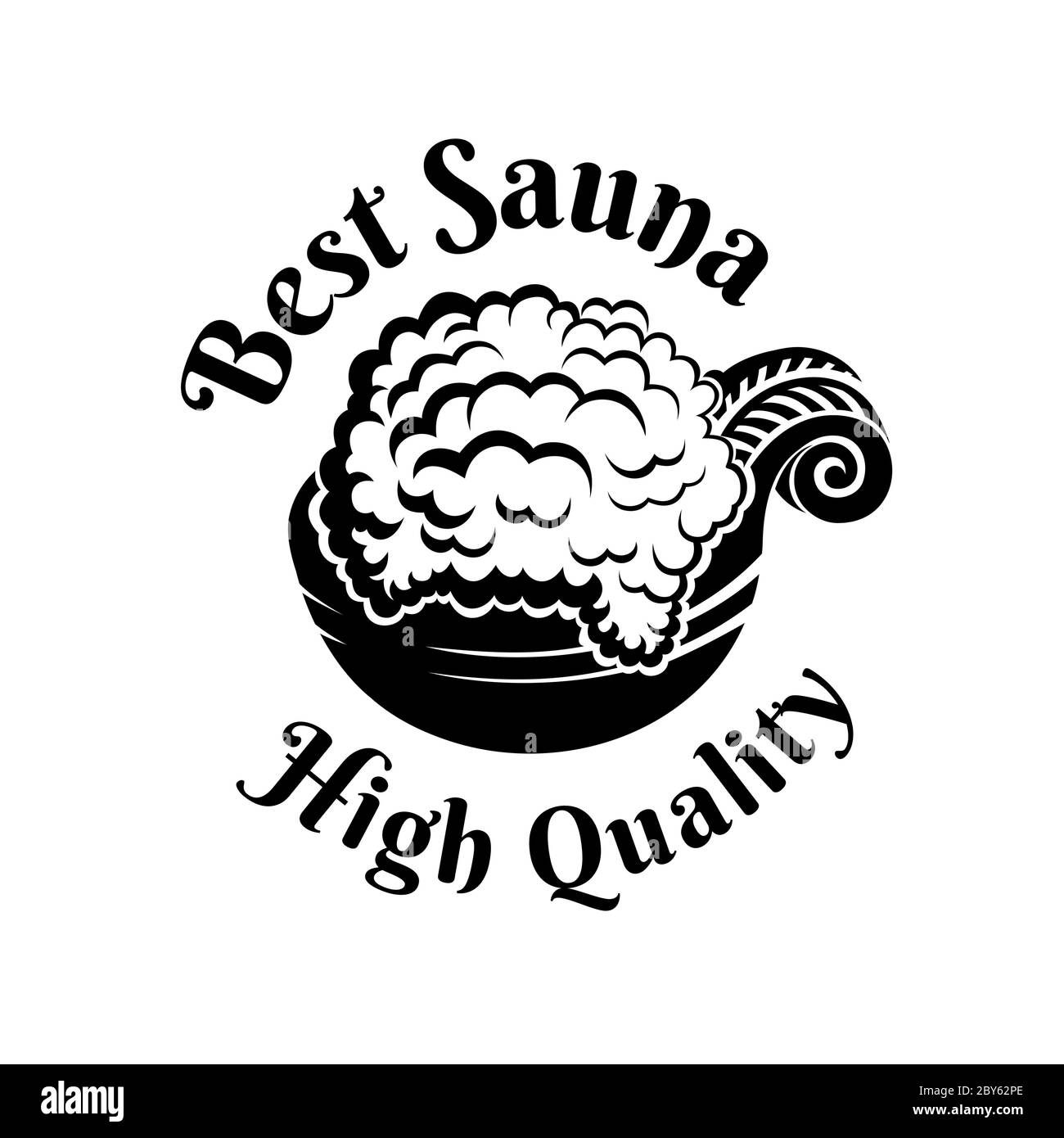 Geeignet für Badehaus oder Sauna. Vintage Holzkrug mit Bier oder Kvass Stock Vektor