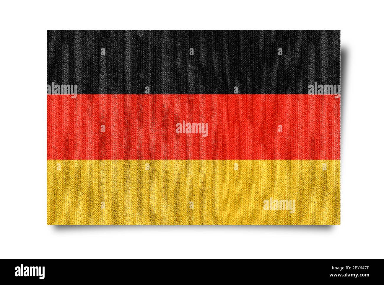 Flagge von Deutschland Stockfoto